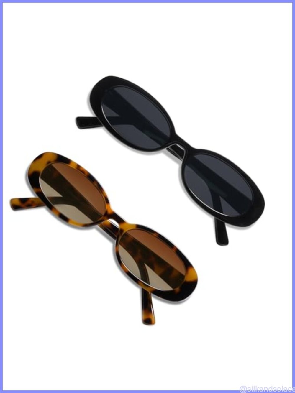 Polarized Retro Oval Sunglasses Small 90s UV400 Unisex